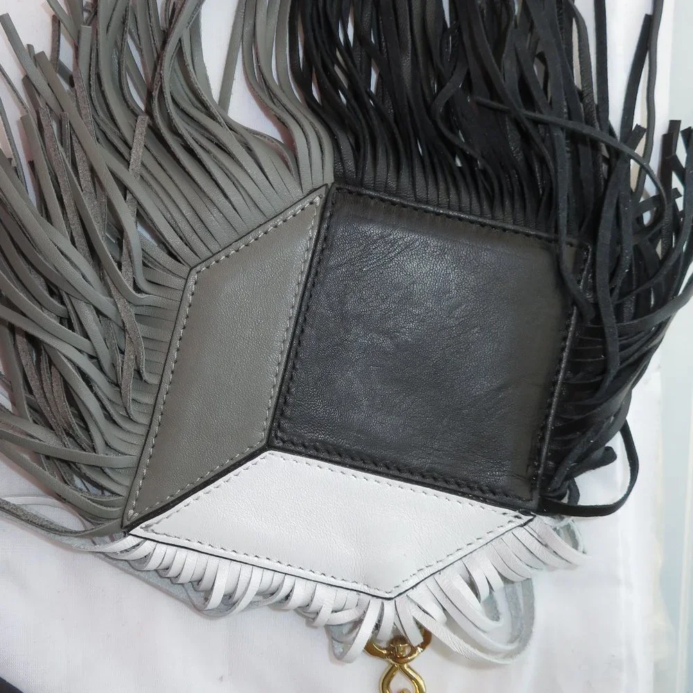 Pierre Hardy 3D Leather Cube Bag XL Keyring